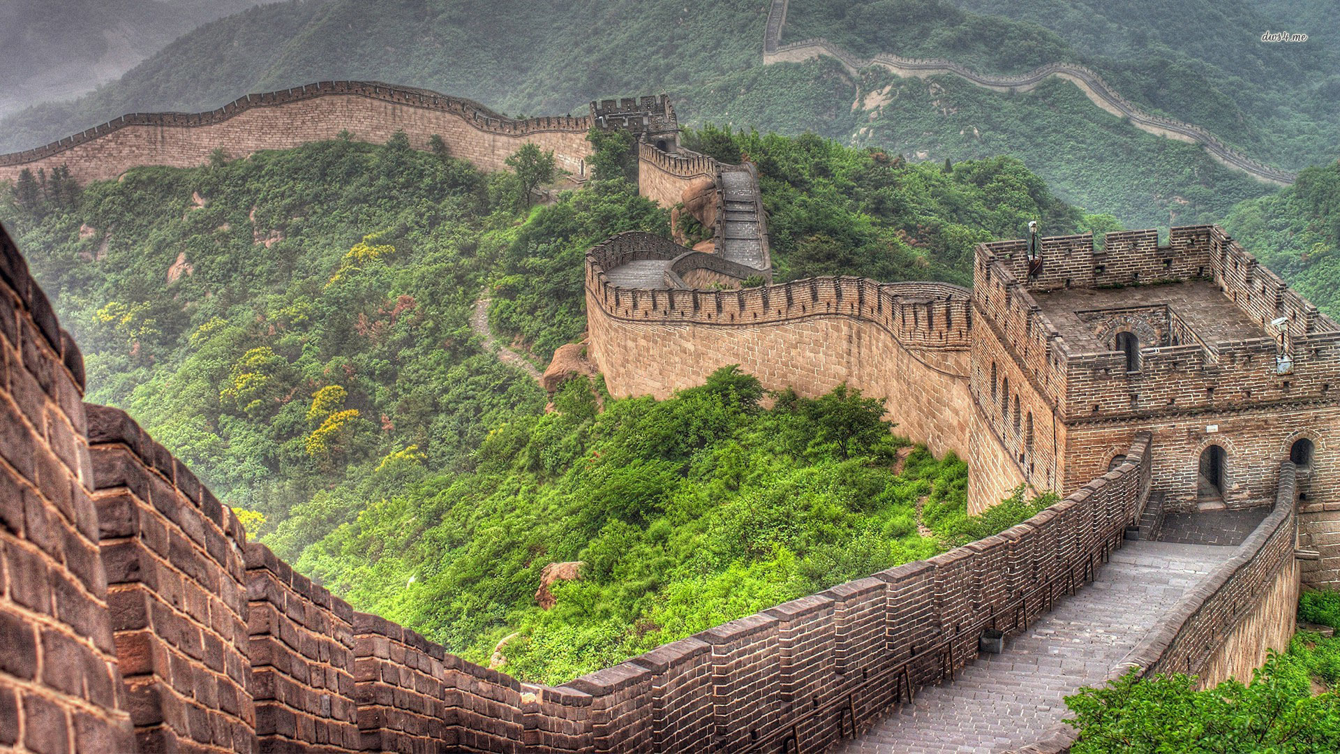 Photo:  1920x1080 Wallpaper 004-the-great-wall-of-china